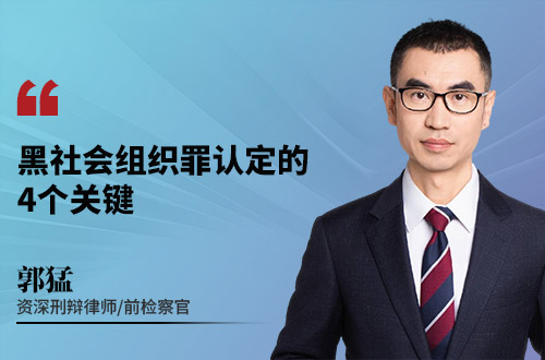 黑社会组织罪认定的4个关键